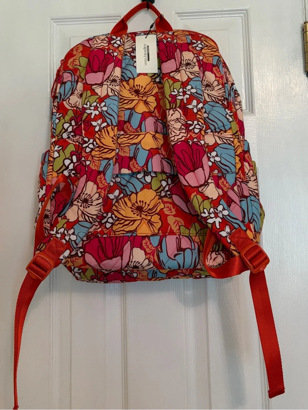 Vera Bradley Midday Garden Large Backpack in Ultralight.